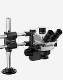 Brazo articulado doble para microscopio LuoWei Xuanjia, soporte ajustable para reparación electrónica y accesorios de taller.