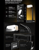 Lámpara de escritorio LED flexible LuoWei LS04 con atenuación continua, ideal para lectura y luz de relleno.