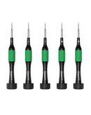 Set de destornilladores con rodamientos lisos de aleación magnética de alta calidad, ideal para reparaciones y mantenimiento en Guatemala.