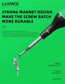 Set de destornilladores con rodamientos lisos de aleación magnética de alta calidad, ideal para reparaciones y mantenimiento en Guatemala.