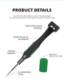 Set de destornilladores con rodamientos lisos de aleación magnética de alta calidad, ideal para reparaciones y mantenimiento en Guatemala.