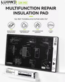Base de trabajo LuoWei LW-M3 multifuncional de 27 pulgadas, resistente al calor para soldadura y reparación de PCB.