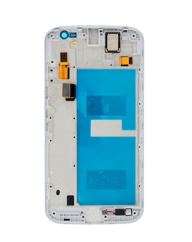 Reparación de pantalla con marco blanco para Motorola Moto G4 (XT1625) en Guatemala.