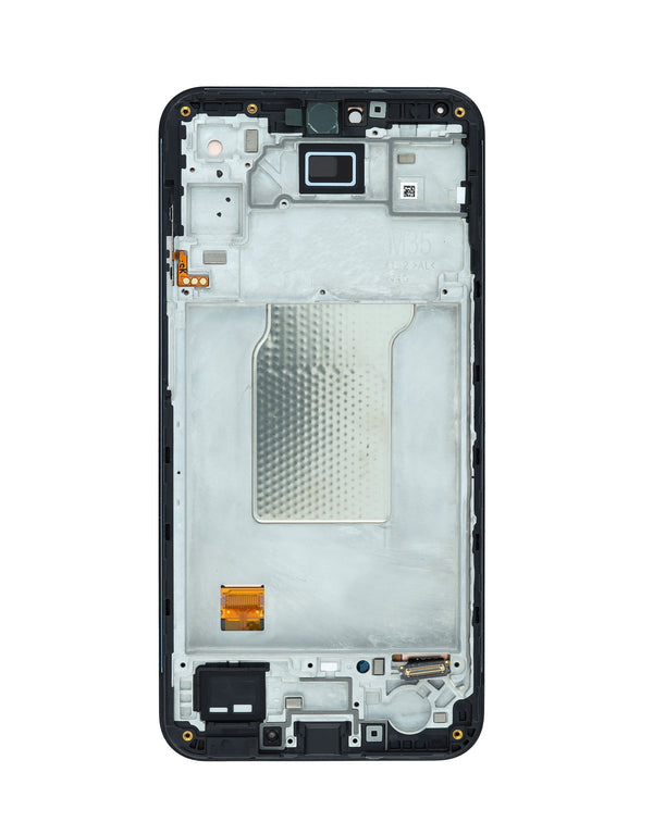 Pantalla con marco Samsung Galaxy M35 (M356 / 2024) en Guatemala, venta al por mayor de pantallas para Galaxy M35, colores disponibles: negro.