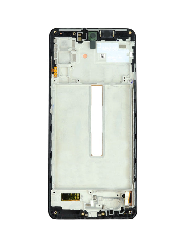 Reparación de pantalla con marco original Samsung Galaxy M52 5G en Guatemala, servicio de mayorista con pantallas OLED Service Pack disponibles.