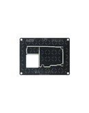 Stencil de reballing para placa madre de iPhone 11 Pro en Guatemala, ideal para reparaciones en talleres mayoristas.