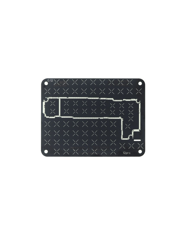 Encuentra la mejor plantilla de reballing BGA para iPhone 12 en Guatemala en MaAnt, el mayorista de herramientas de reparación de placas base.