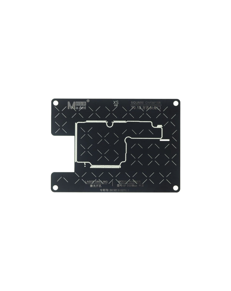 Encuentra el mejor stencil de reballing para placa base de iPhone en Guatemala para reparaciones profesionales.