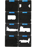 Set de stencil para reballing BGA de 0.12mm compatible con iPhone X a 15 Pro Max en Guatemala.