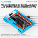 Máquina MaAnt SC-01 para remover pantallas LCD y eliminar adhesivo, con calentamiento rápido y liberación.