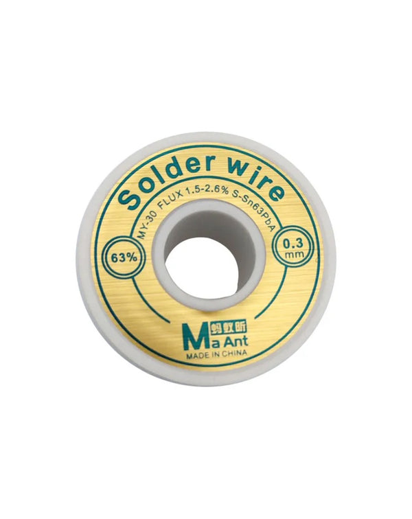 Compra alambre de soldadura de alta pureza sin flux de 0.3mm en Guatemala a precios de mayorista en BajoPPLCD.