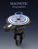 Soporte automático con carga rápida inalámbrica LDNIO MA20 de 15W en Guatemala, ideal para tu auto.