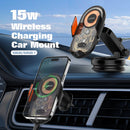 Soporte de auto con carga inalámbrica LDNIO MA30-1 de 15W en Guatemala, ideal para encontrar accesorios de carga inalámbrica para tu vehículo.