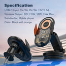 Soporte de auto con carga inalámbrica LDNIO MA30-1 de 15W en Guatemala, ideal para encontrar accesorios de carga inalámbrica para tu vehículo.