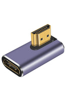 Adaptador magnético 8K recto macho a hembra SlowBack, ideal para conexión HDMI de video y accesorios laptop.