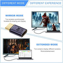 Adaptador magnético HDMI 8K macho a hembra, doble cara, para TV, laptop y monitor. Conexión rápida SlowBack.