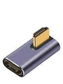 Adaptador magnético 8K macho a hembra SlowBack, ideal para conectar TV, laptop o monitor con doble transmisión HDMI.