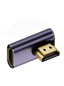 Adaptador magnético 8K macho a hembra SlowBack, ideal para conectar TV, laptop o monitor con doble transmisión HDMI.