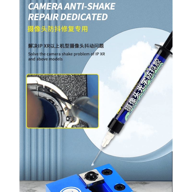 Compre pegamento óptico anti-shake Mechanic CD05 de forma mayorista en talleres de reparación de dispositivos electrónicos en Guatemala.