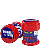 Pasta de soldadura MECHANIC DR71 universal de 50g, punto de fusión 217°C, ideal para soldar componentes electrónicos de drones y robots.