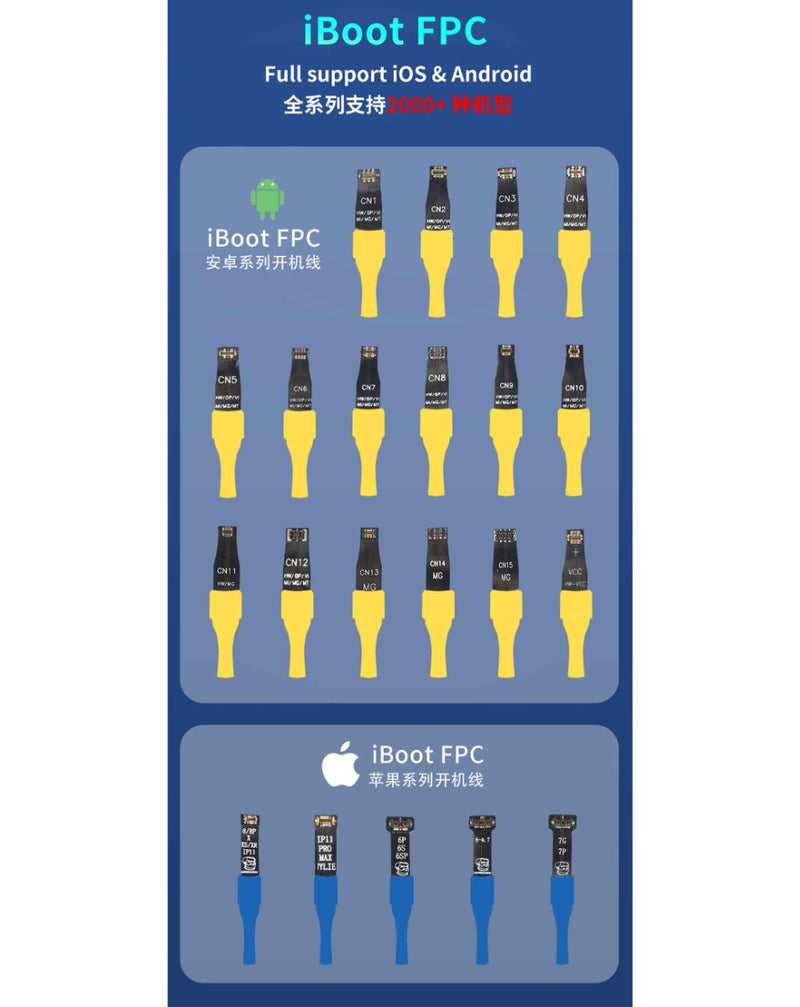 Compra el Kit iBoot Box Mechanic con control digital en Guatemala para reparaciones de iPhone y Android.