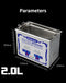 Limpiador ultrasonico Mechanic iClean E20P ideal para limpieza profunda en Guatemala, disponible en tiendas especializadas y talleres de reparación.