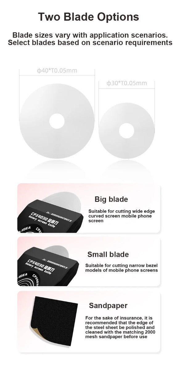 Herramienta de desmontaje ideal para pantallas curvas de QianLi en Guatemala.