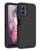 Funda heavy duty Moto G 5G 2024 (Negro)