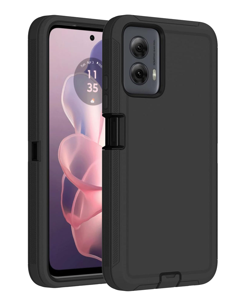 Funda heavy duty Moto G 5G 2024 (Negro)