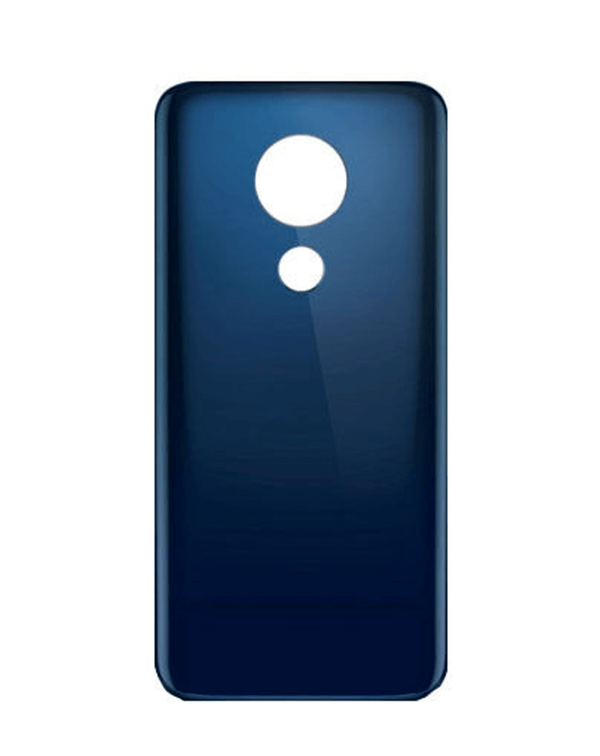 Encuentra tapas traseras para Motorola G7 Power en Guatemala, sin logo y en color azul, ideal para reparaciones de celulares.