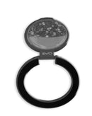 Soporte magnetico para telefono EVO CrystalRing Glitter (Negro)