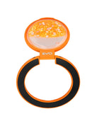 Soporte para telefono magnetico glitter EVO CrystalRing (Naranja)
