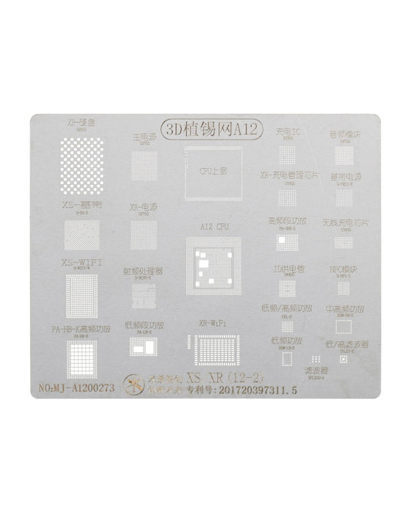 Reball de estencil 3D BGA para iPhone XS / XR en Guatemala, ¡repara tu dispositivo con MiJing en un taller especializado!