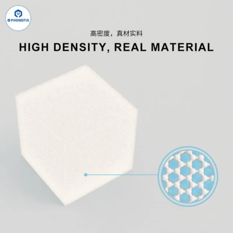 Encuentra la mejor esponja de limpieza para PCB de teléfono MIJING HM-11 en Guatemala, ideal para reparaciones en talleres y mayoristas de accesorios y herramientas de limpieza.