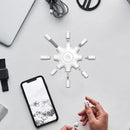 Kit de limpieza multifuncional 8 en 1 BajoPPLCD con accesorios para teclados, pantallas y auriculares.