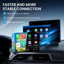 Interfaz USB-C de 9 pulgadas para coche, compatible con Android Auto y Apple CarPlay.