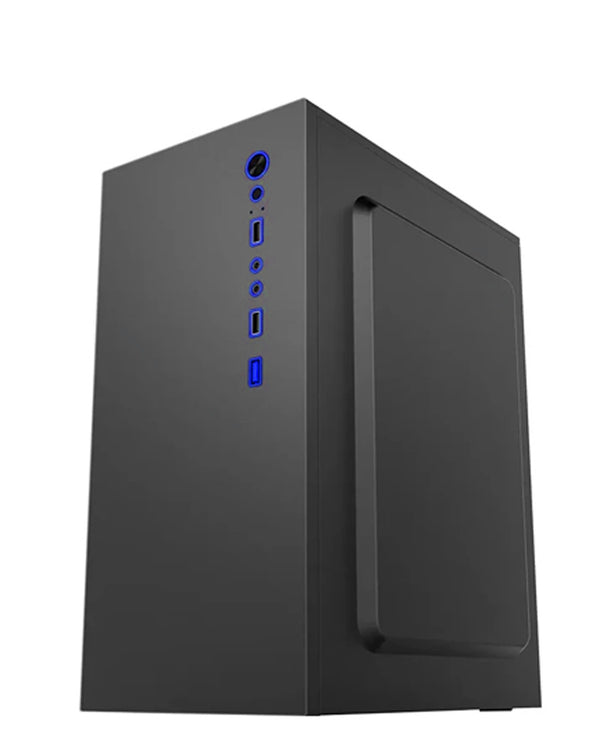 Caja torre personalizada con ventilador de enfriamiento grande (Negro) (300*165*380MM)