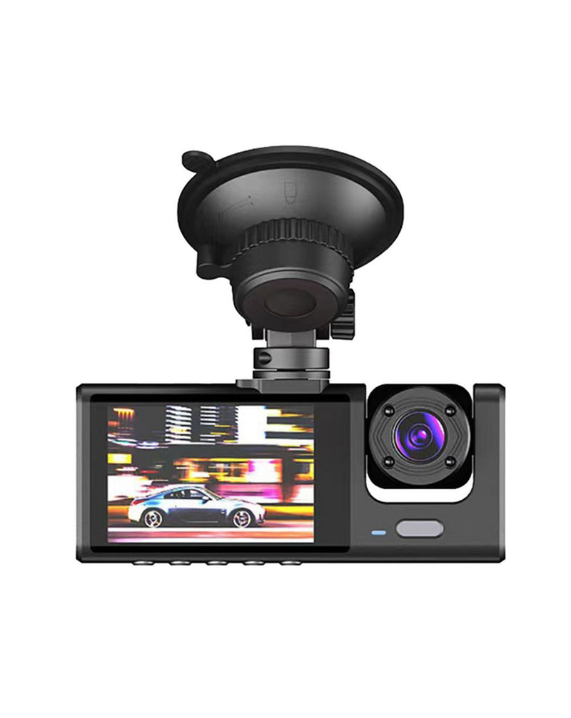 Dash Cam Full HD Gran Angular con Bateria 180 maH (1280*720P / 30FPS) (Front / In-Cabin / Tail Camera)