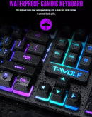 Compra el Teclado RGB gaming de tamaño completo con teclas multimedia (T20) en Guatemala, ideal para gamers y entusiastas de la tecnología.