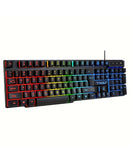 Compra el Teclado RGB gaming de tamaño completo con teclas multimedia (T20) en Guatemala, ideal para gamers y entusiastas de la tecnología.