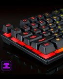 Compra el Teclado RGB gaming de tamaño completo con teclas multimedia (T20) en Guatemala, ideal para gamers y entusiastas de la tecnología.