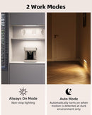 Luz LED magnética para gabinete de 20cm, recargable, con sensor de movimiento, ideal para cocina o armario.