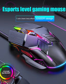 Encuentra el mejor mouse gamer con cable de 7 botones y 7 colores RGB en Guatemala para tus juegos en línea.
