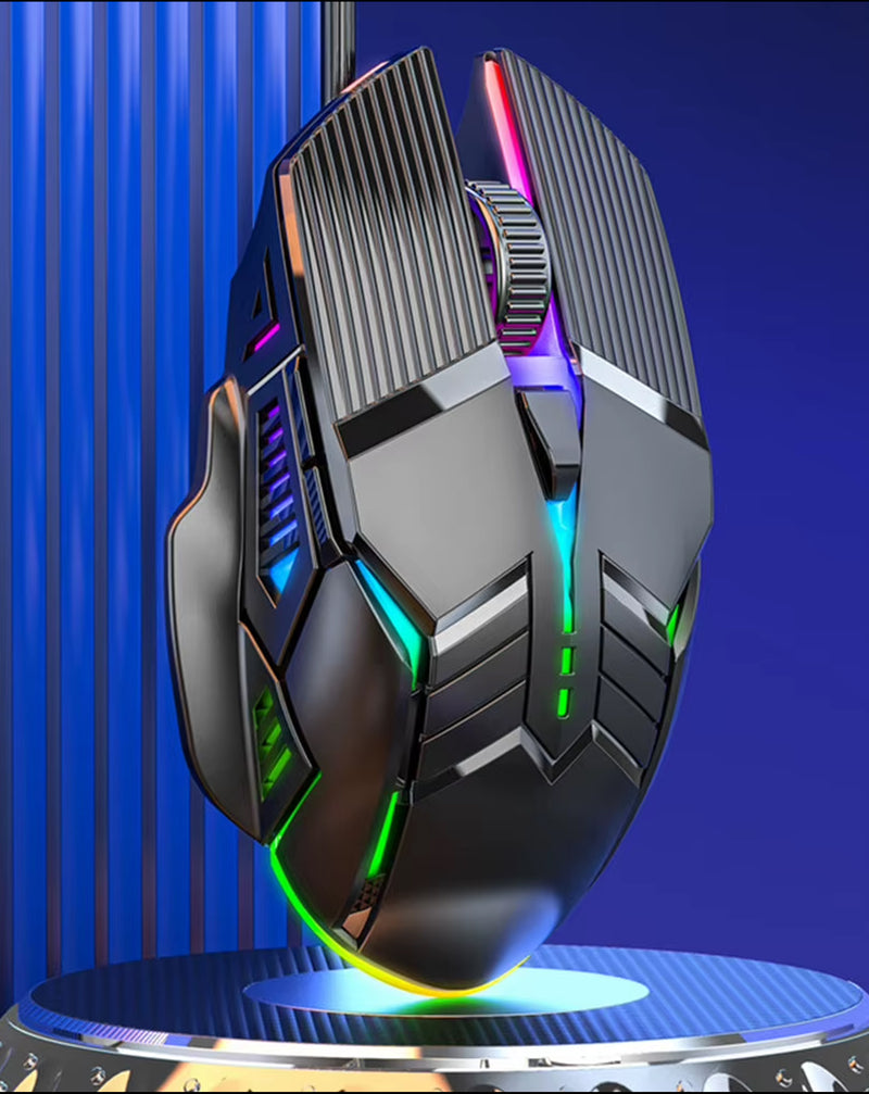 Encuentra el mejor mouse gamer con cable de 7 botones y 7 colores RGB en Guatemala para tus juegos en línea.