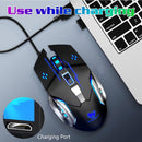 Mouse gaming Bluetooth 6 con 7 colores RGB de baja latencia (2.4g)