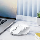 Compra en Guatemala un Mouse Bluetooth + 2.4G 6 Boton inalámbrico de baja latencia en color blanco para disfrutar de la mejor conectividad y precisión.