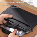 Soporte para laptop SlowBack de aluminio plateado, juego de 2 piezas, eleva la pantalla para mejorar la ergonomía.