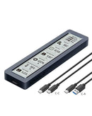 Venta al por mayor de cajas SSD con pantalla inteligente ShuoLe M-Key M.2 NVMe en Guatemala, ideales para mejorar el almacenamiento y la eficiencia de tu equipo.
