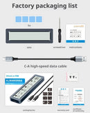 Venta al por mayor de cajas SSD con pantalla inteligente ShuoLe M-Key M.2 NVMe en Guatemala, ideales para mejorar el almacenamiento y la eficiencia de tu equipo.