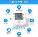Monitor digital de presión arterial SlowBack con pantalla grande, brazalete ajustable y lectura precisa para uso doméstico.